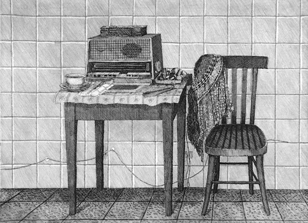 Офорт Cacciarini - La cucina di Nicola Nisi