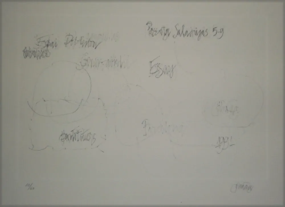 Литография Cage - Essays