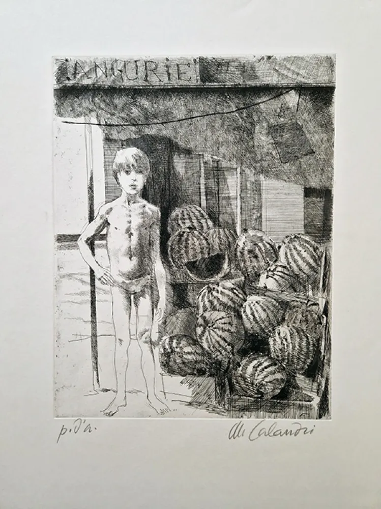 Офорт Calandri - Anguria