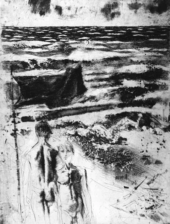 Офорт И Аквитанта Calandri - Libecciata