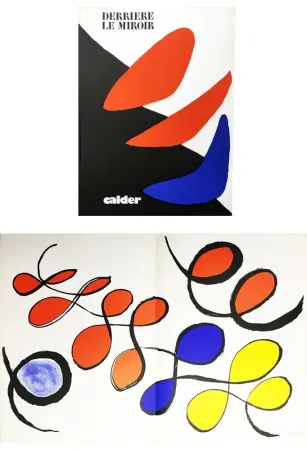 Иллюстрированная Книга Calder - CALDER, LA LIBERTÉ. Derrière Le Miroir N° 190. 4 LITHOGRAPHIES ORIGINALES EN COULEURS (1971)