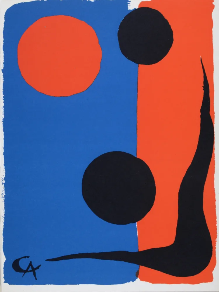 Литография Calder - Composition, 1966