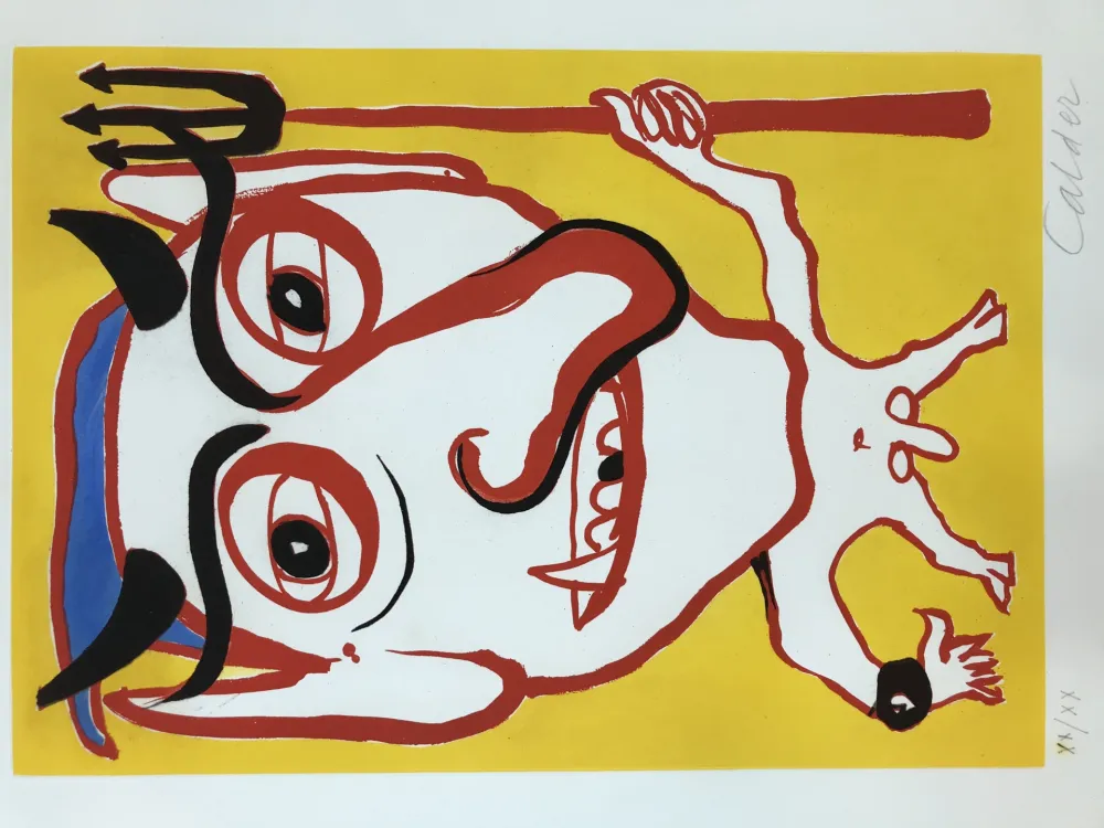 Офорт И Аквитанта Calder - Constantin Tacou