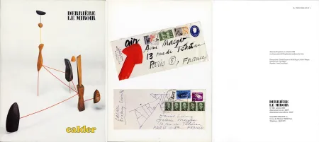 Иллюстрированная Книга Calder - DERRIÈRE LE MIROIR N°248: 30 mobiles, stabiles et machines motorisées (1981).