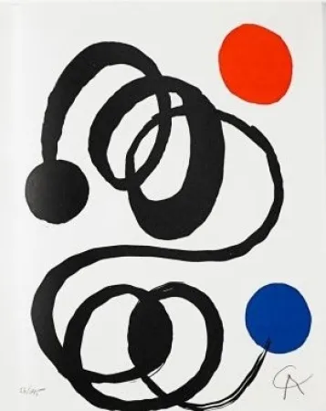 Литография Calder - Jean Cassou: vingt-deux poèms