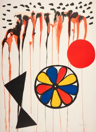 Литография Calder - La Mousson (The Monsoon)