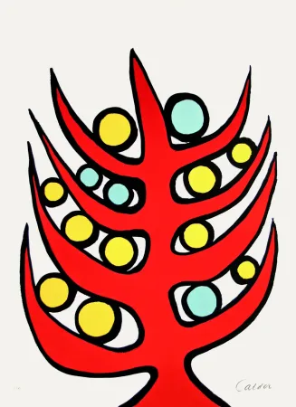 Литография Calder - L’albero del bene e del male