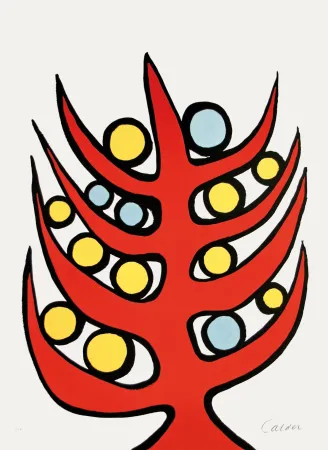 Литография Calder - L’albero del bene e del male