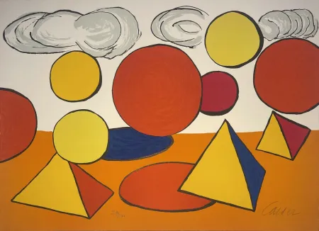 Литография Calder - Le Piège / The Trap from La Memoire Elementaire