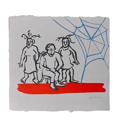 Акватинта Calder - Le sacrilège d’Alan Kent (1976)