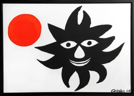 Литография Calder - Red Sun