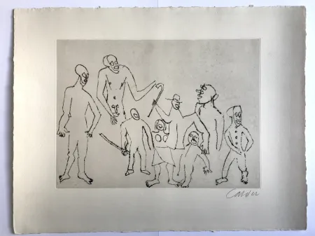 Офорт Calder - Sans titre (Santa Claus VI)