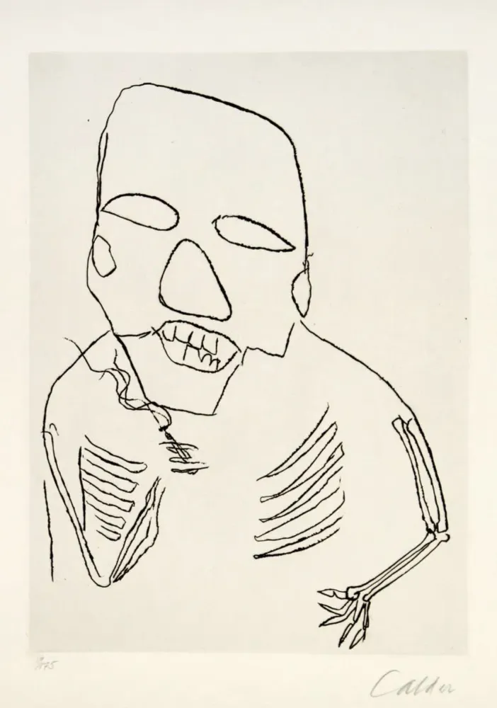 Гравюра Calder - Santa Claus I