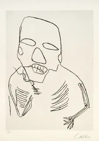 Гравюра Calder - Santa Claus I