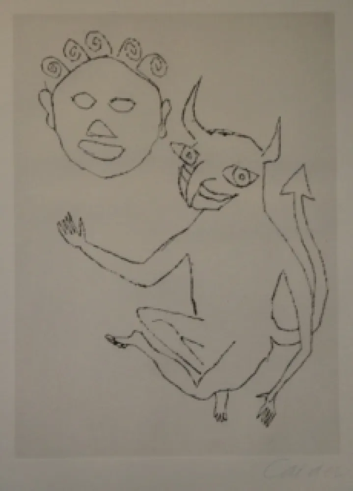 Гравюра Calder - Santa Klaus 8