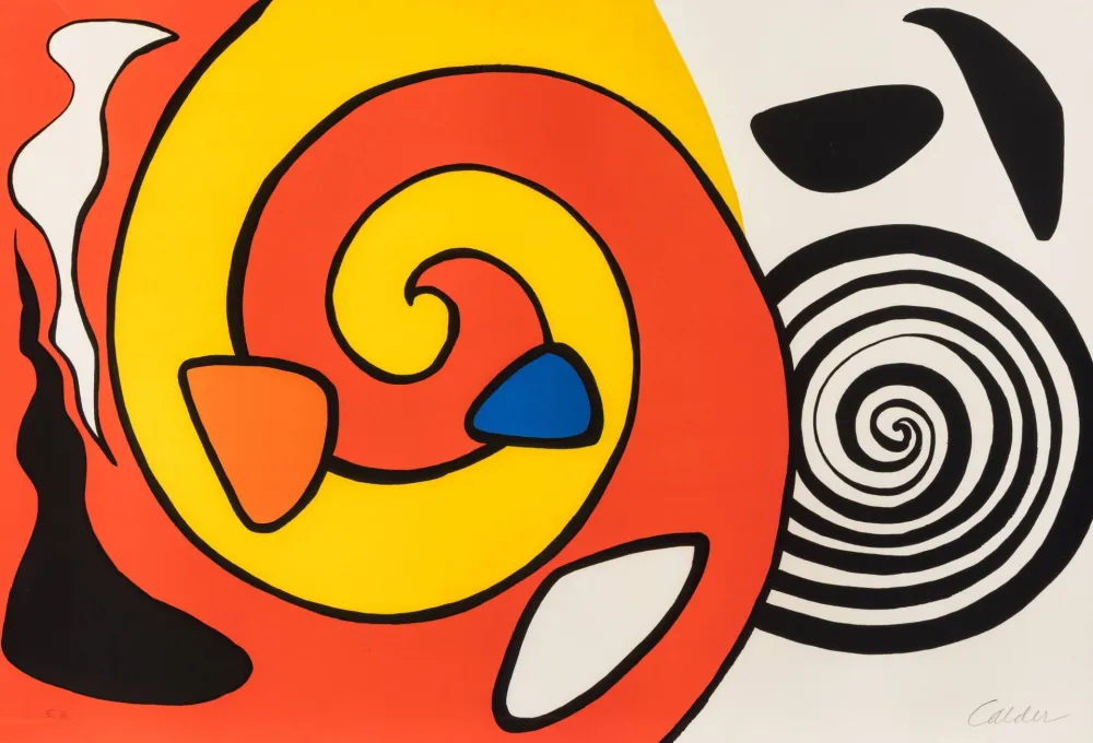 Литография Calder - Spirale et Turban