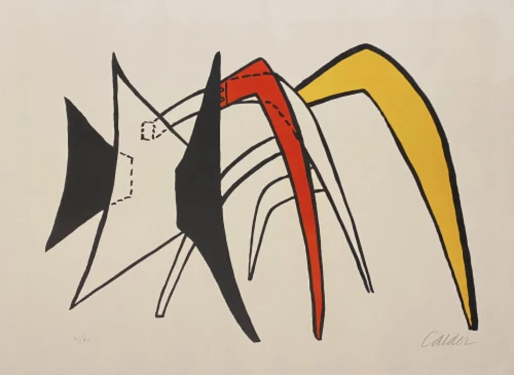Литография Calder - Stabiles