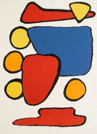 Литография Calder - Stone Age