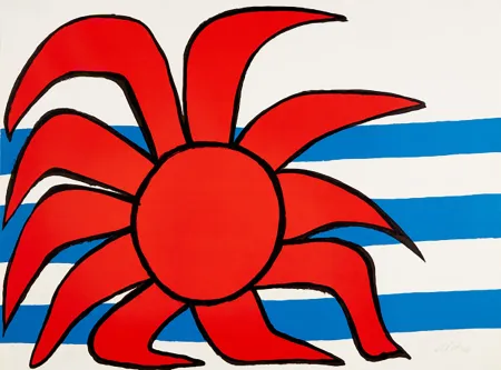 Литография Calder - Sun and Sea