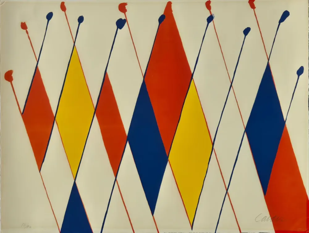 Литография Calder - Un drôle de poisson