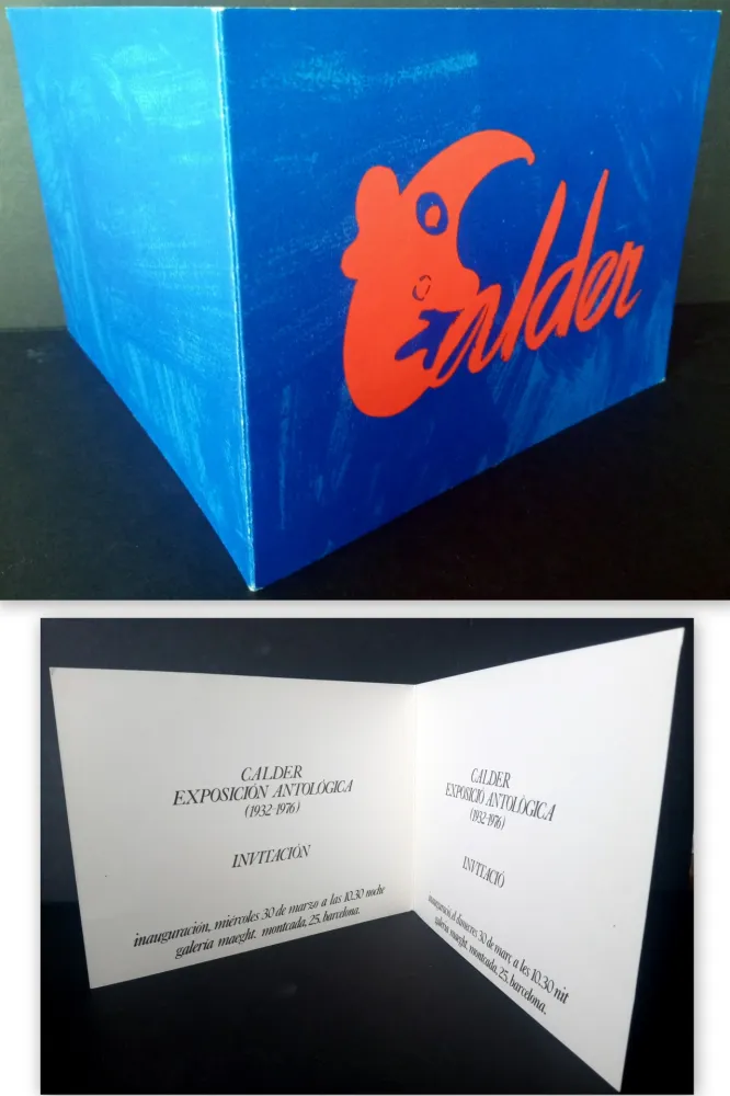 Литография Calder - Vernissage Calder Galería Maeght 