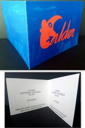 Литография Calder - Vernissage Calder Galería Maeght 