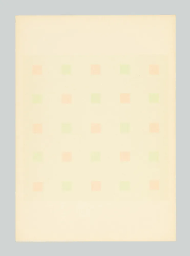 Сериграфия Calderara - Composizione