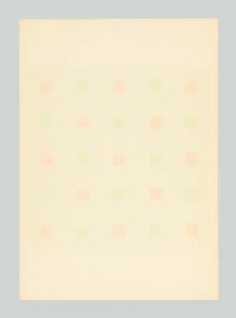 Сериграфия Calderara - Composizione