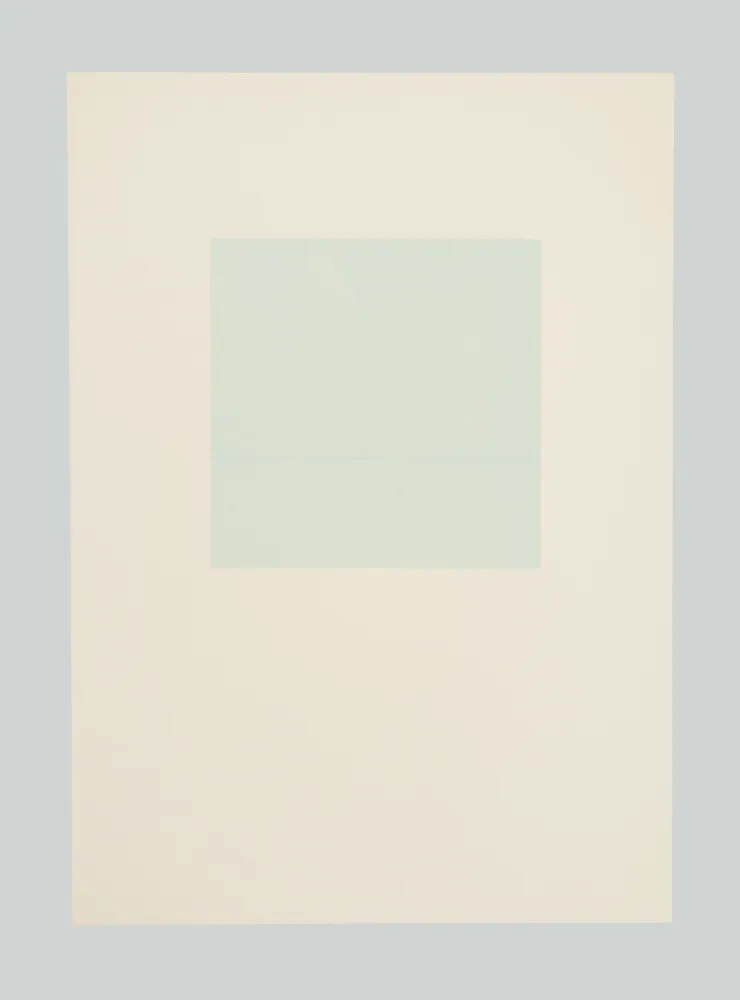 Сериграфия Calderara - E poi (Tav. B)