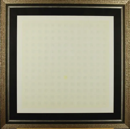 Сериграфия Calderara - Green Squares