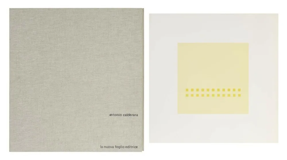 Сериграфия Calderara - Luce spazio immagine (Cartella di 8 serigrafie)