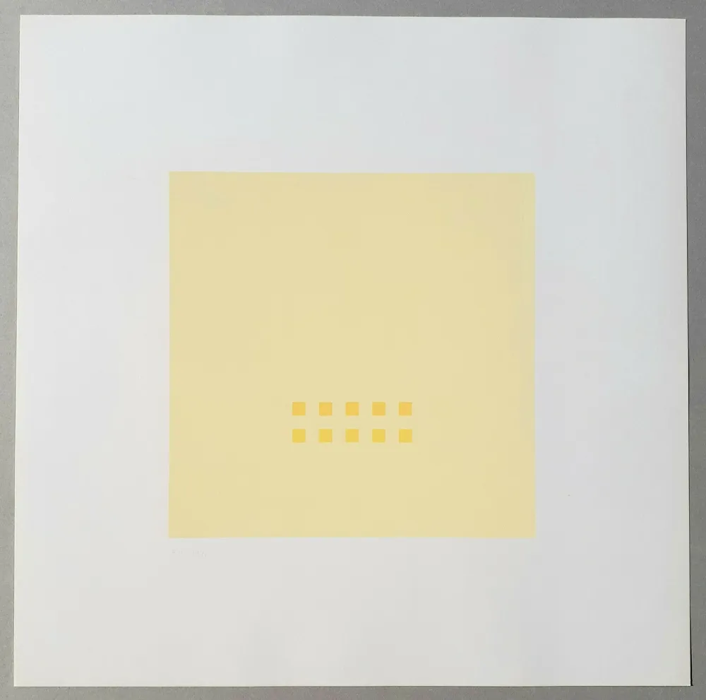 Сериграфия Calderara - Luce spazio immagine (Tav. 4)