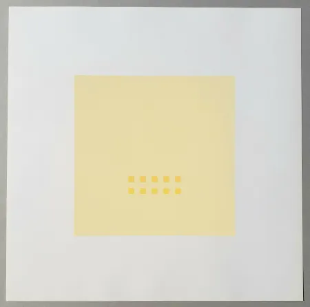 Сериграфия Calderara - Luce spazio immagine (Tav. 4)