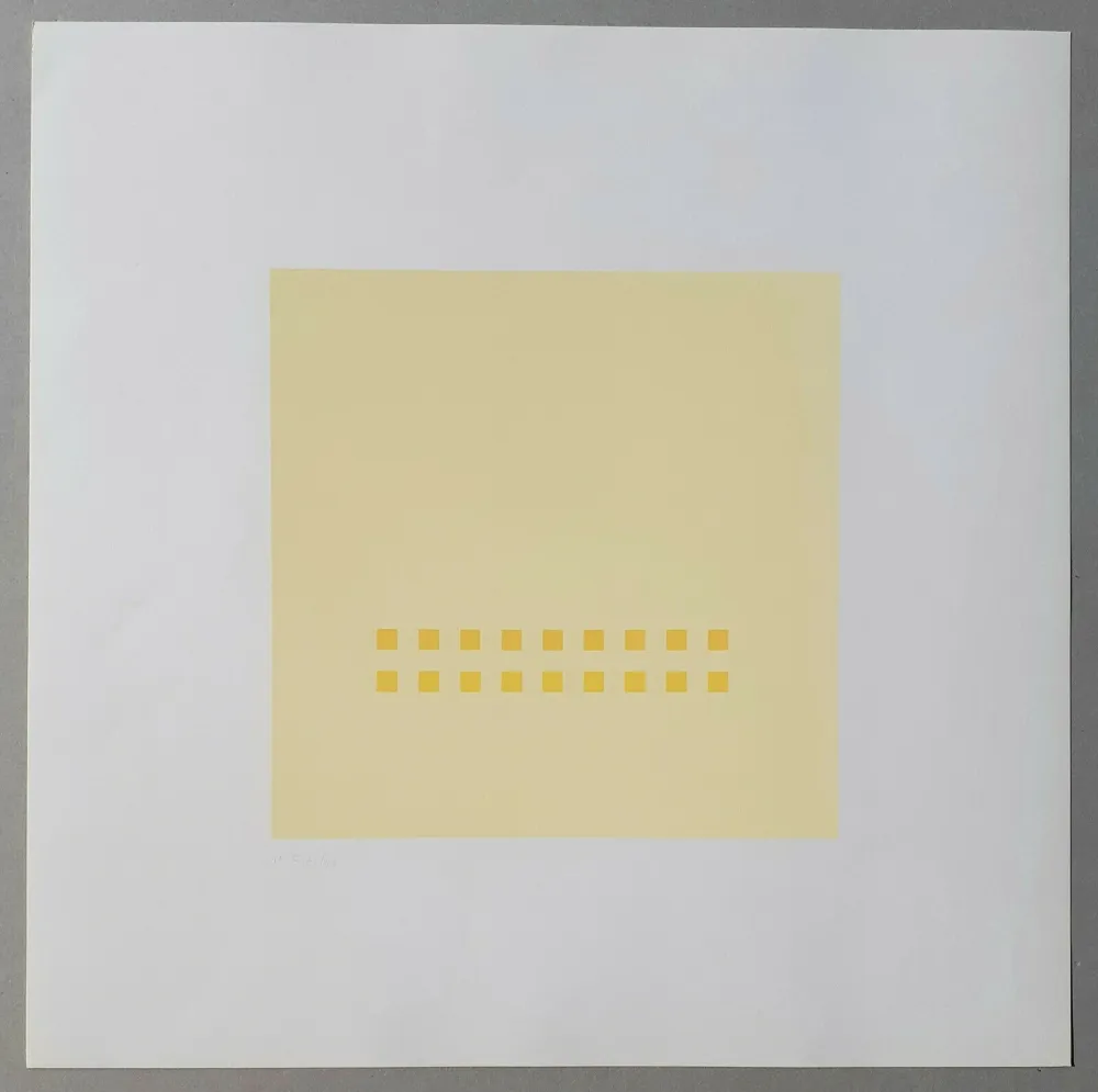 Сериграфия Calderara - Luce spazio immagine (Tav. 5)