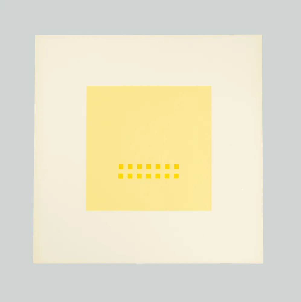 Сериграфия Calderara - Luce spazio immagine (Tav. 6)