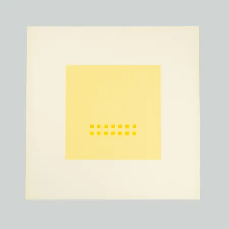 Сериграфия Calderara - Luce spazio immagine (Tav. 6)