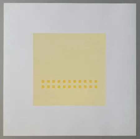 Сериграфия Calderara - Luce spazio immagine (Tav. 7)