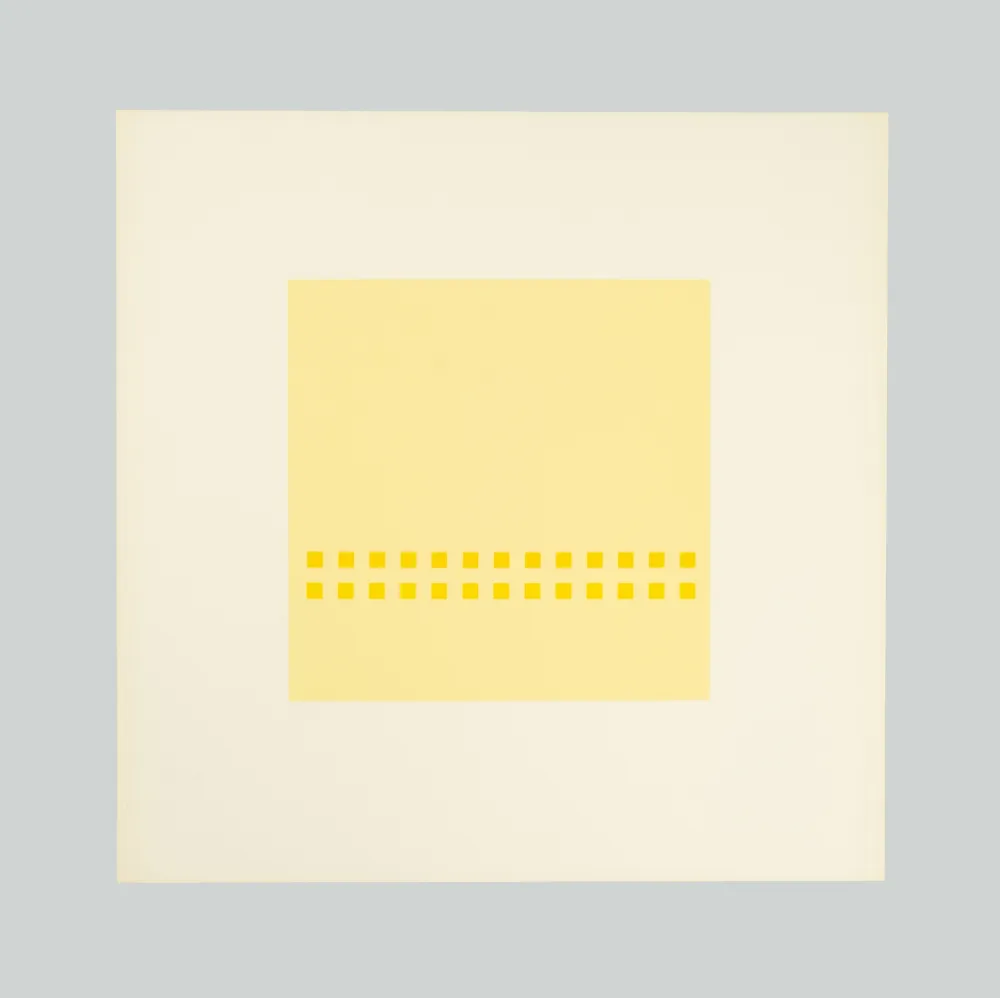 Сериграфия Calderara - Luce spazio immagine (Tav. 8)