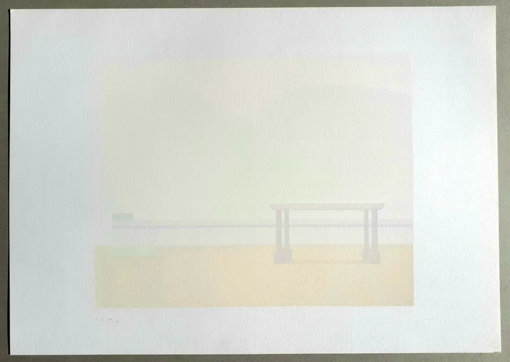 Сериграфия Calderara - Paesaggio