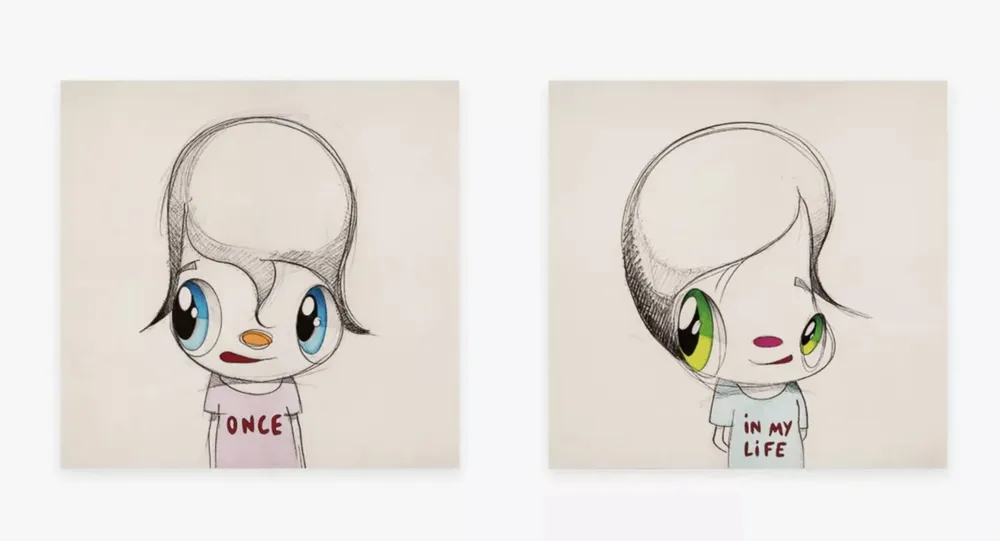 Многоэкземплярное Произведение Calleja - Once in my life (diptych)