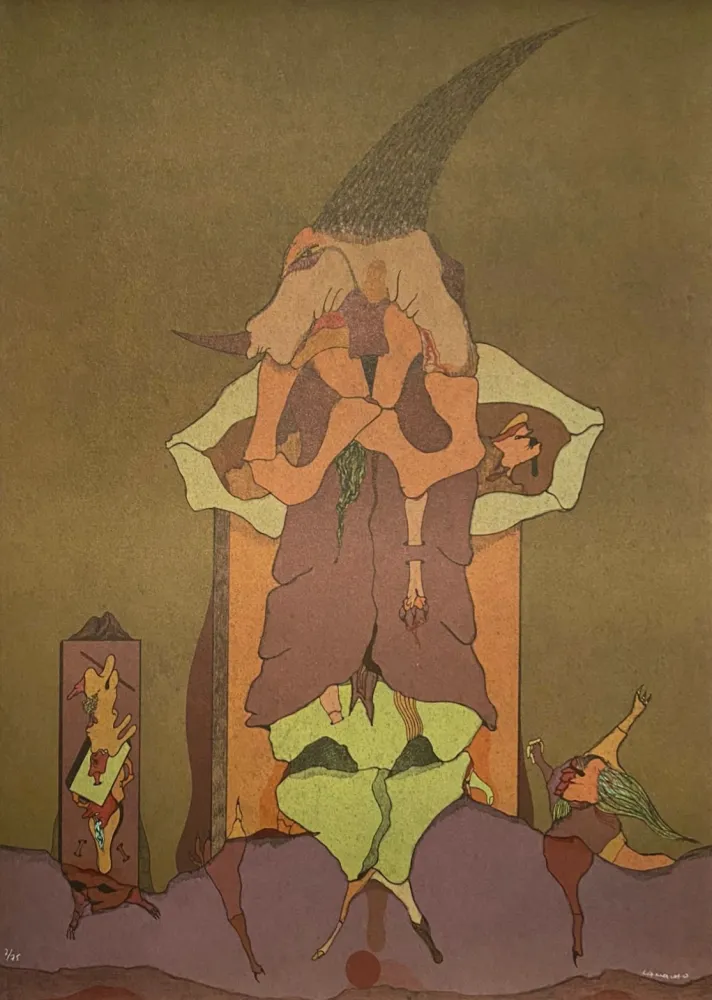 Литография Camacho  - Cenizas