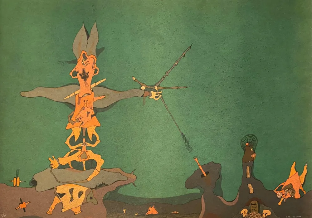 Литография Camacho  - Cenizas