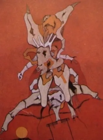 Литография Camacho  - Cenizas 4