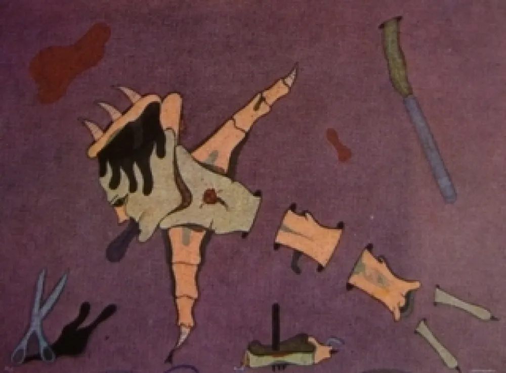 Литография Camacho  - Cenizas 6