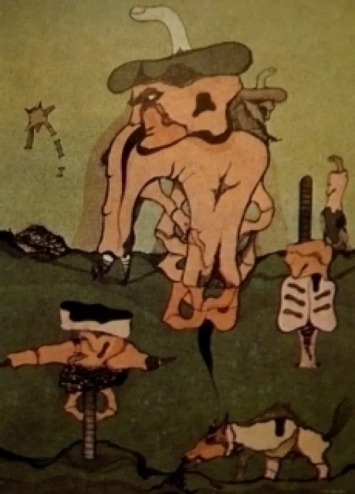 Литография Camacho  - Cezinas 1