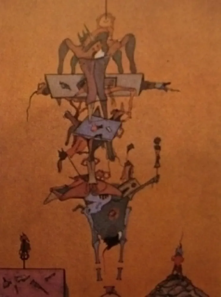 Литография Camacho  - Cezinas 2