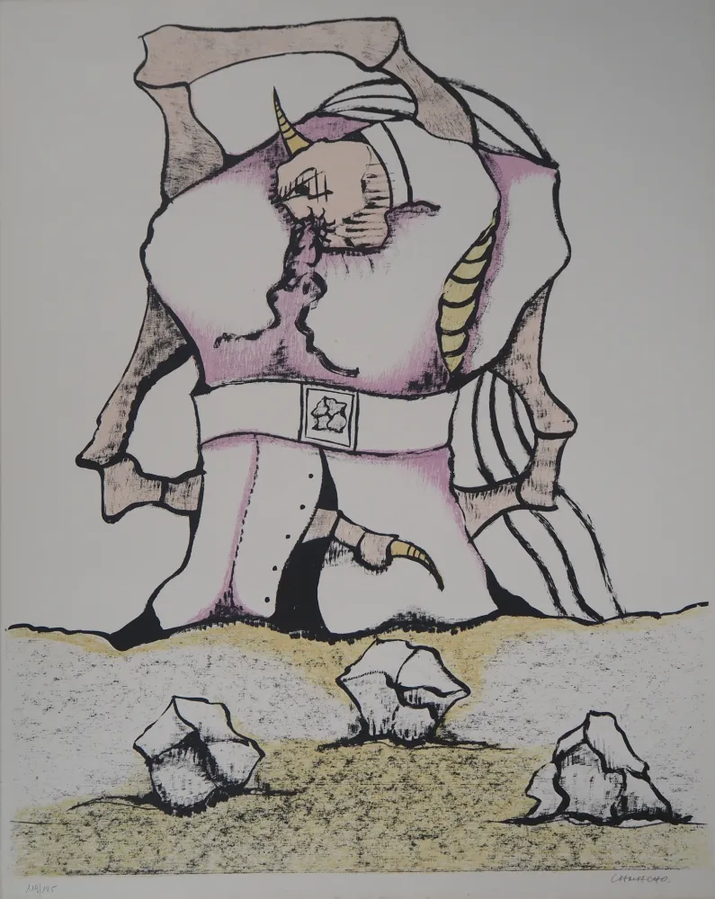 Литография Camacho  - Colosse de Pierre