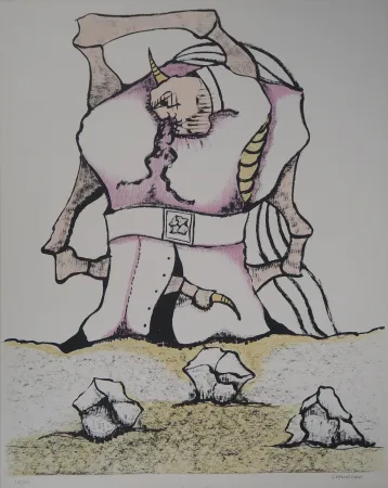 Литография Camacho  - Colosse de Pierre