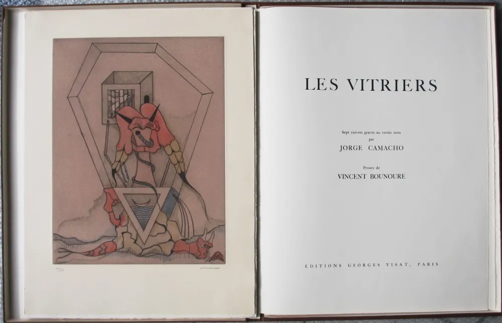 Офорт И Аквитанта Camacho  - Les Vitriers