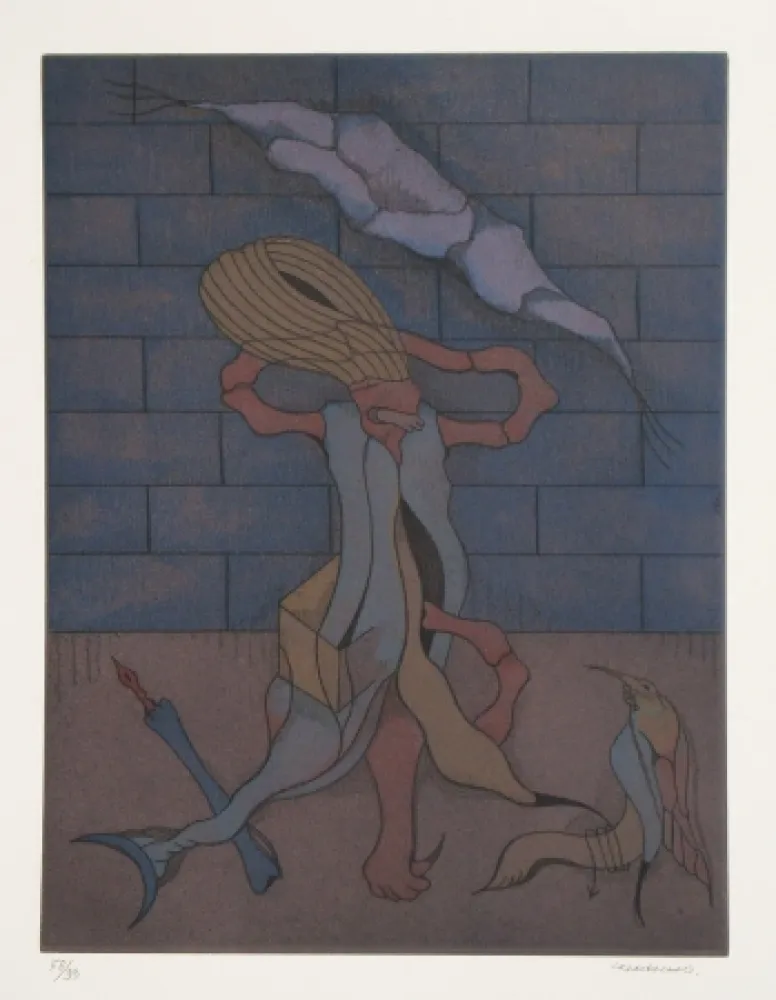 Офорт И Аквитанта Camacho  - Les vitriers